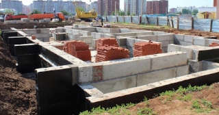 Фундаменты промышленных зданий в Глазове цена от 24454 руб. - заказать строительство фундамента промздания под стальные колонны